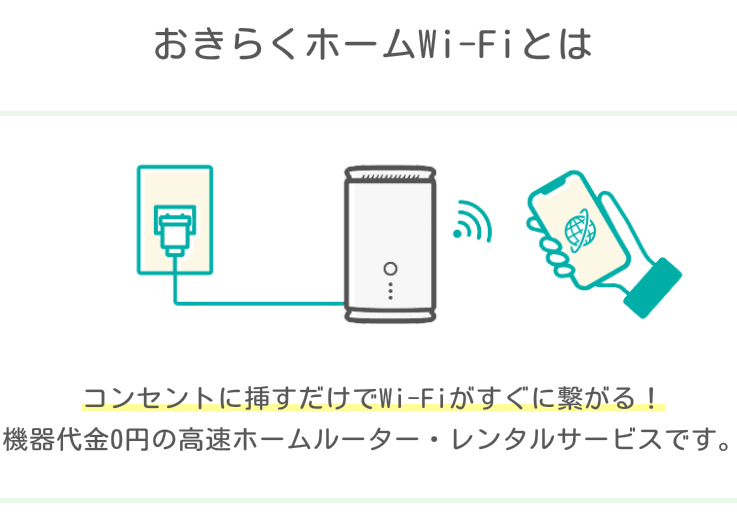 おきらくホームWi-Fi 口コミ