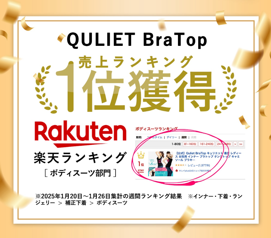 キュリエットブラトップ 口コミ